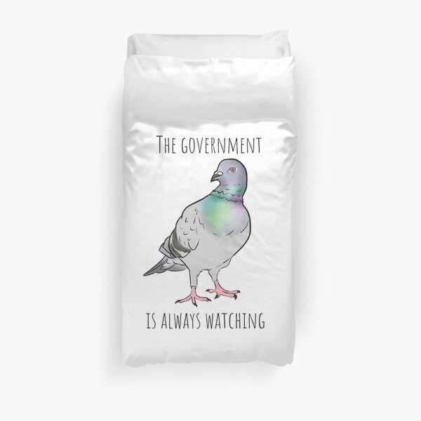Birds Aren't Real Duvet Cover