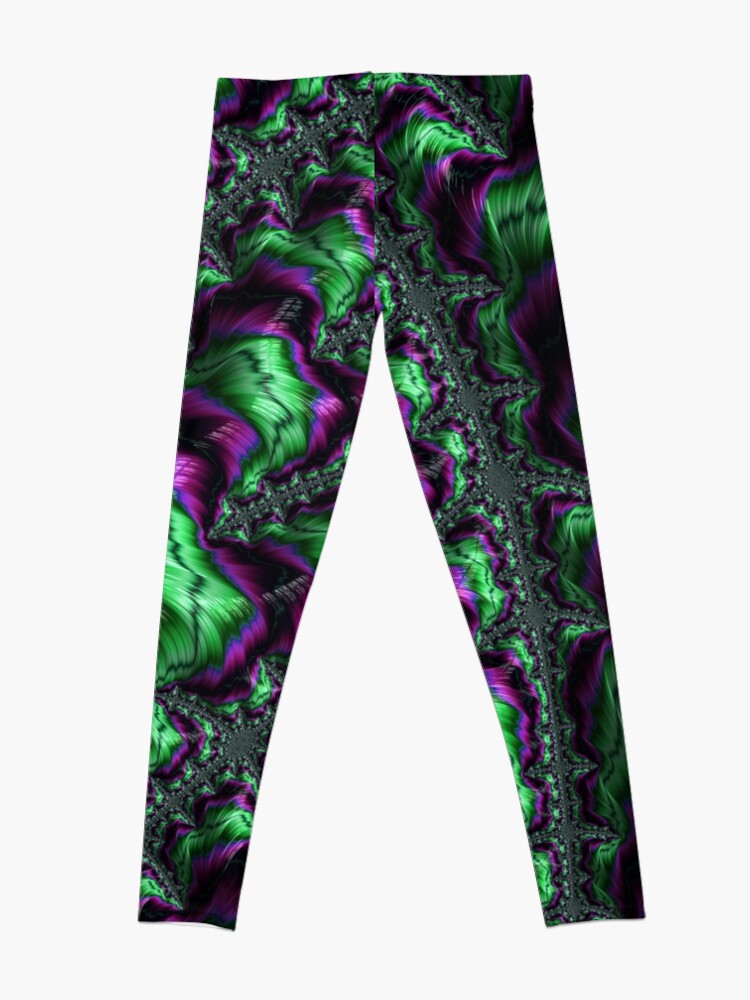 Alternate view of Vivid Fractal Leggings