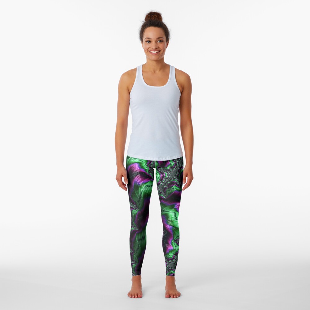 Vivid Fractal Leggings