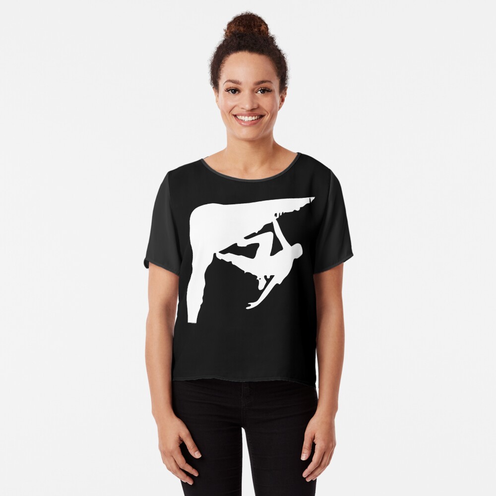 Aperçu de l'œuvre Top mousseline créée et vendue par climbing-tees.