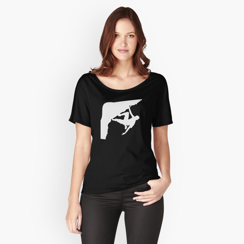 Aperçu de l'œuvre T-shirt coupe relax créée et vendue par climbing-tees.