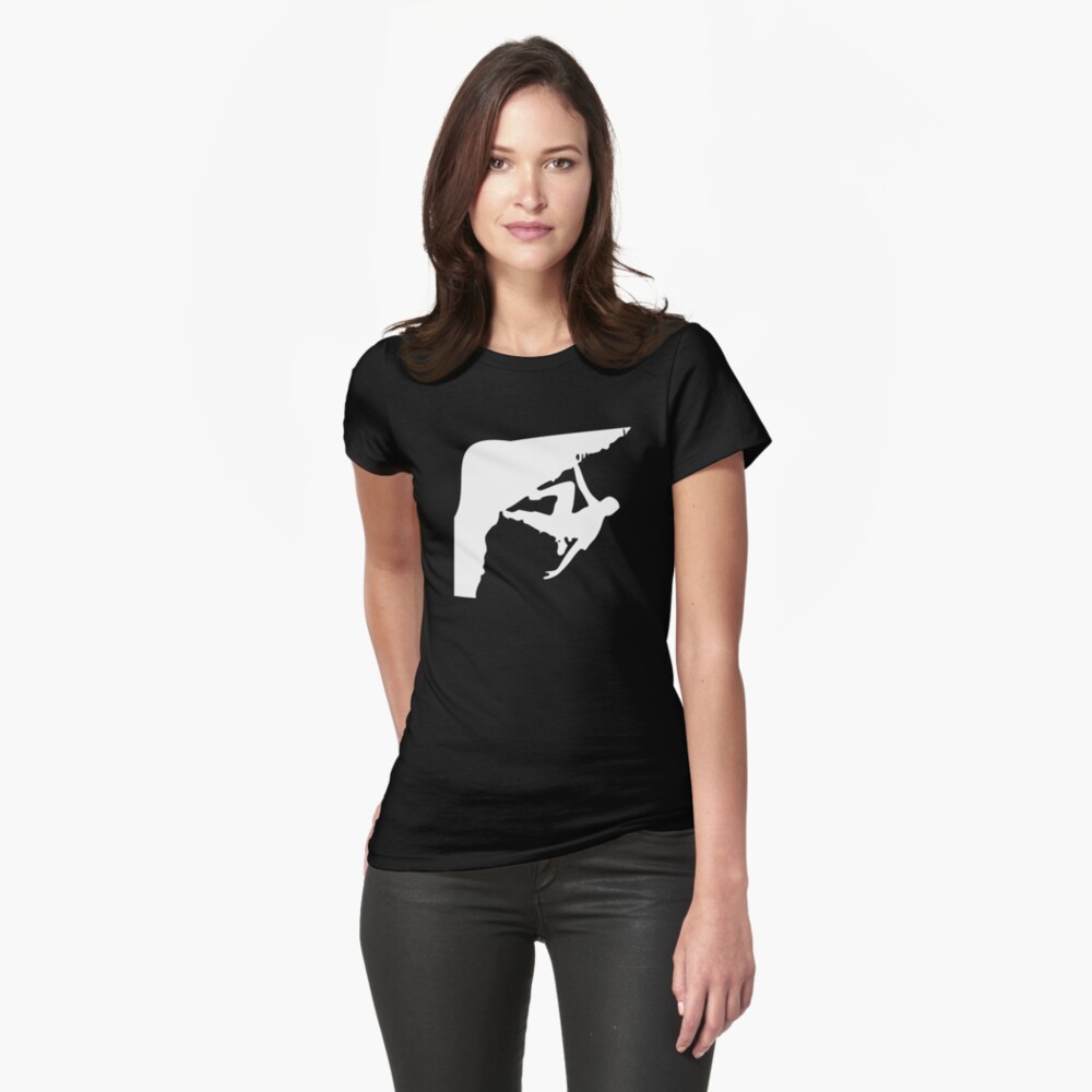 Aperçu de l'œuvre T-shirt moulant créée et vendue par climbing-tees.