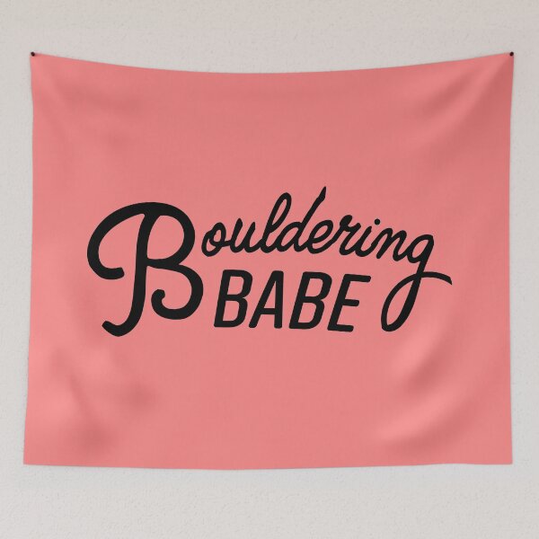 Item preview, Bouldering Babe Black designed and sold by SunnyLemonader.