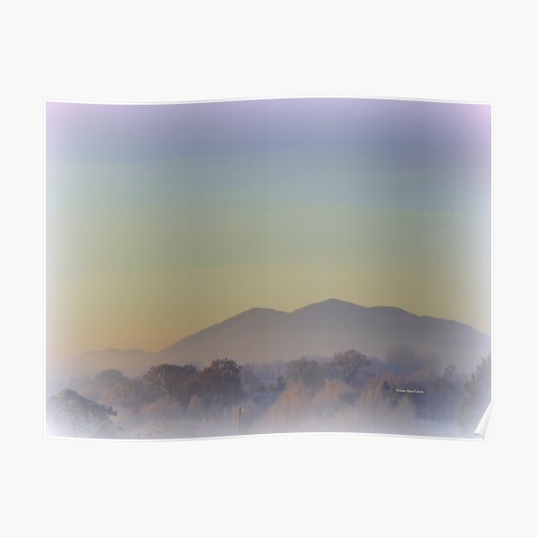 Frosty Morning in Malvern Hills Poster