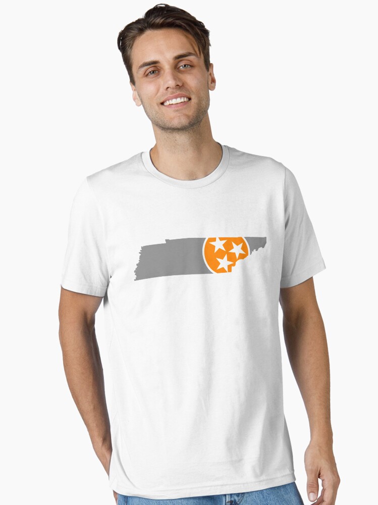 Tennessee Tri Star Vol Gray Essential T-Shirt for Sale by