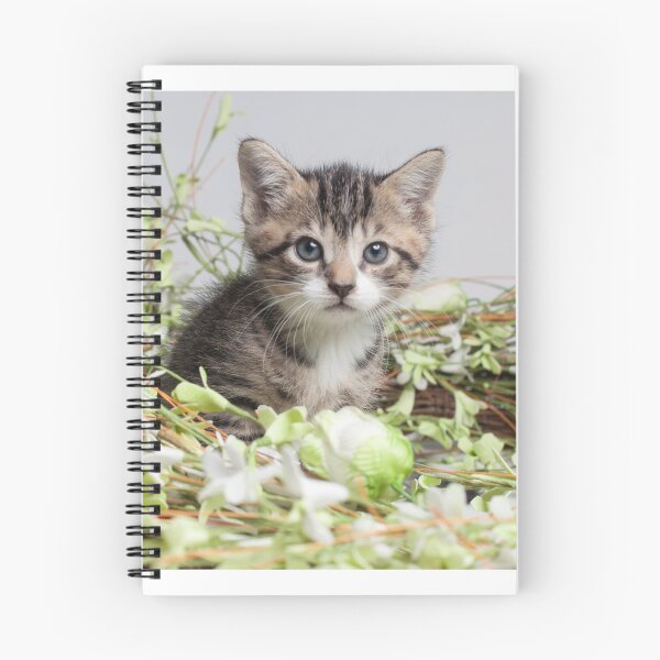 Item preview, Sweet Kitten in Spring Flowers designed and sold by Spring Reilly.