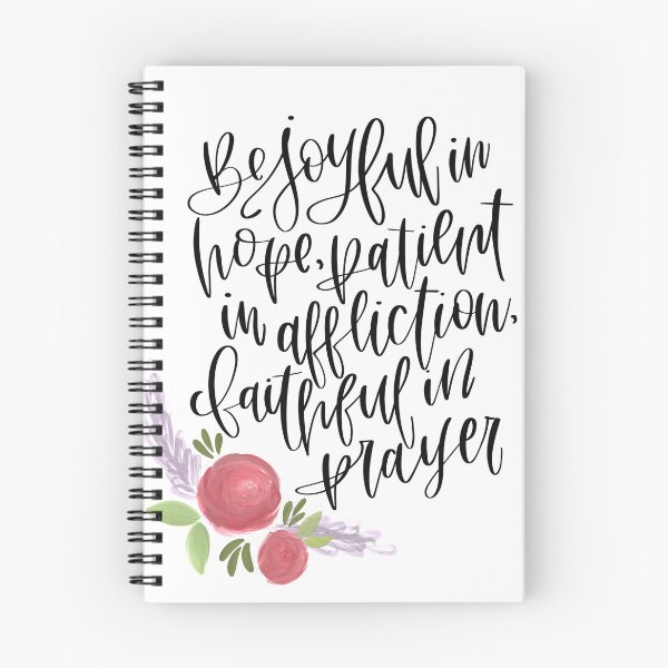 Item preview, Romans 12:12 designed and sold by erinslettering.