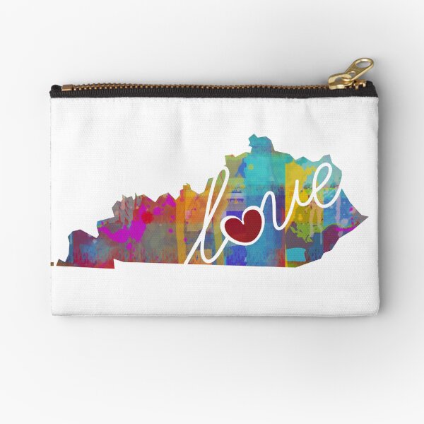 Item preview, Kentucky KY Love - A Colorful Watercolor State Map Silhouette designed and sold by traciwithani.