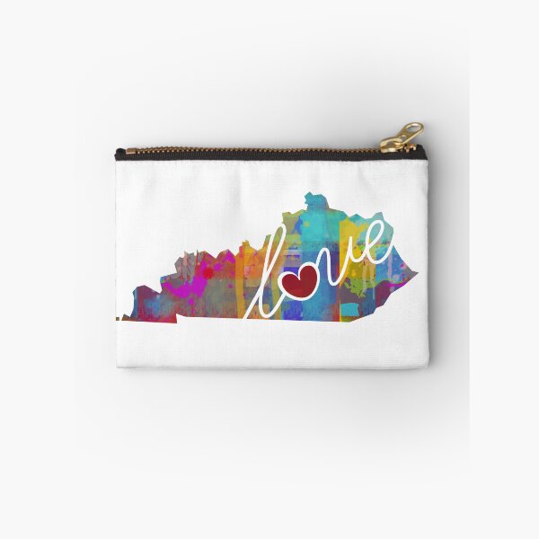 Item preview, Kentucky KY Love - A Colorful Watercolor State Map Silhouette designed and sold by traciwithani.