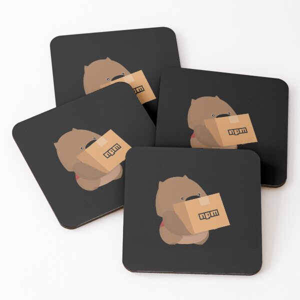 Item preview, NPM: helpful wombat (black edition) designed and sold by hellkni9ht.