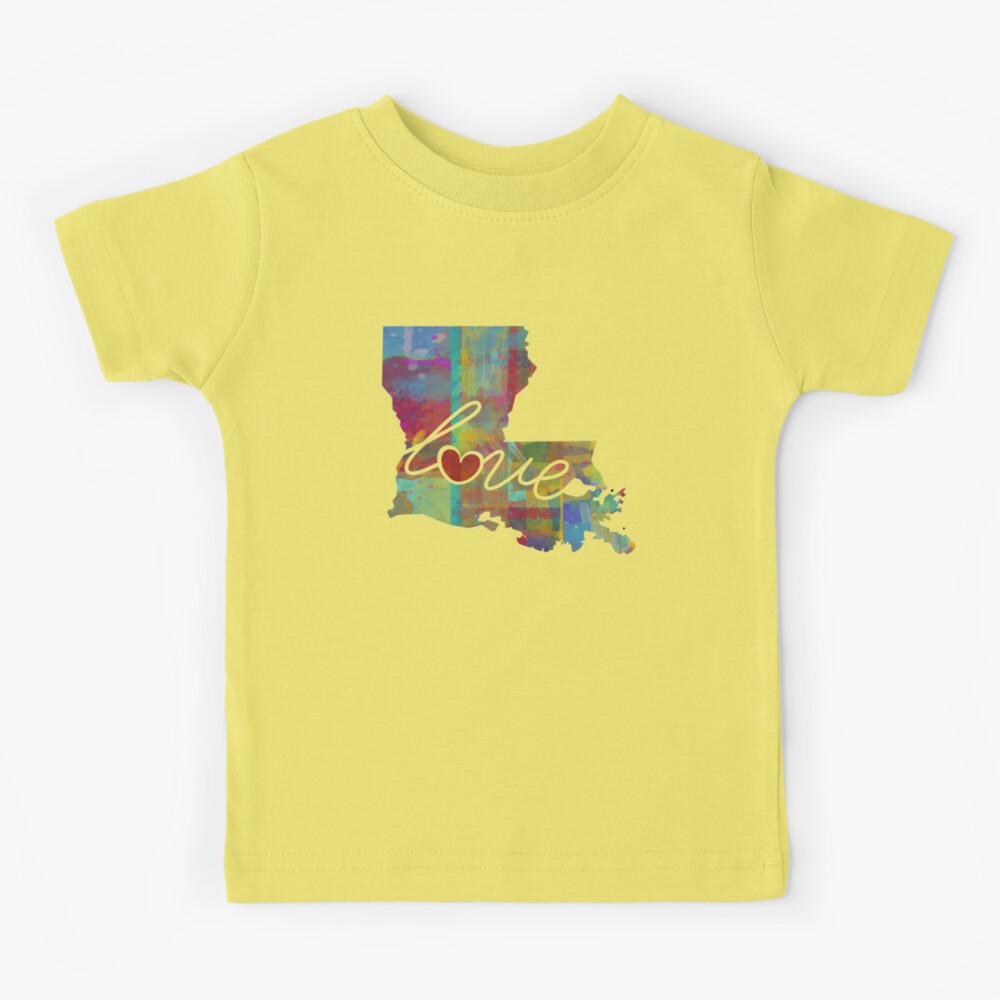 State of Shirts South Carolina Heart Louisiana T-Shirt