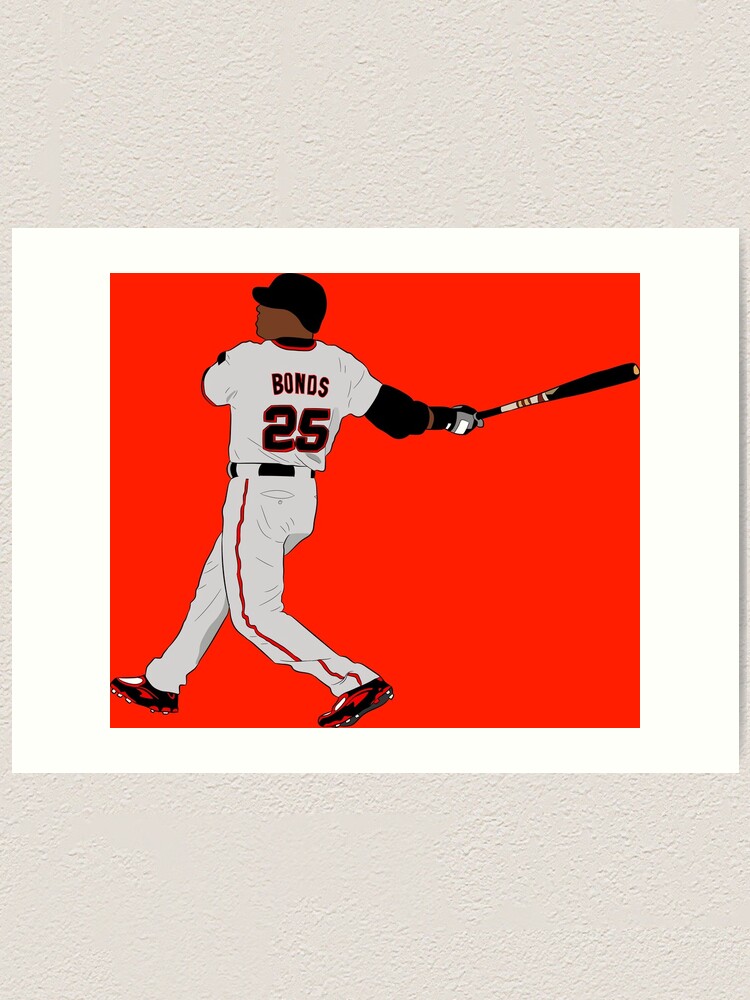 BARRY BONDS Jersey Photo Picture Art San Francisco Giants 