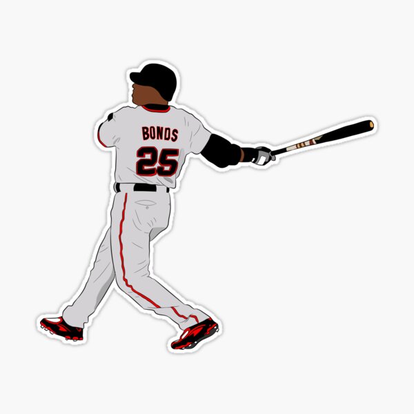 Barry Bonds Sticker for Sale by sicksticksco