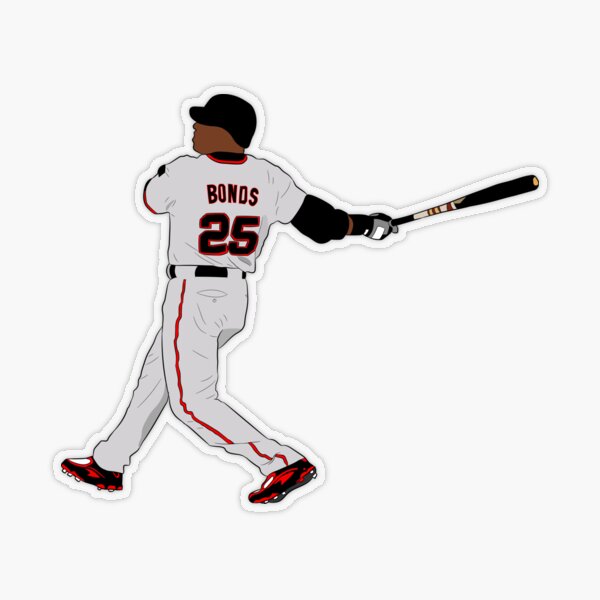 Barry Bonds Sticker for Sale by sicksticksco