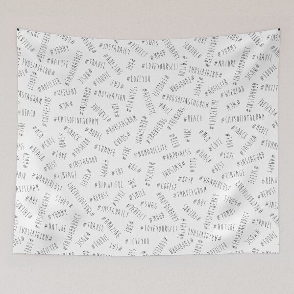 Item preview, Instagram Hashtags List designed and sold by MaplewoodMerch.