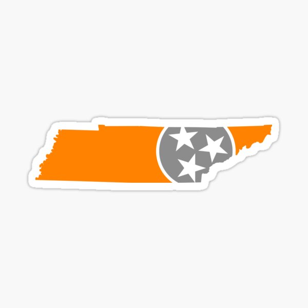Artikel-Vorschau von Tennessee Tri Star - Vol Orange und Grau, designt und verkauft von TheFritts.