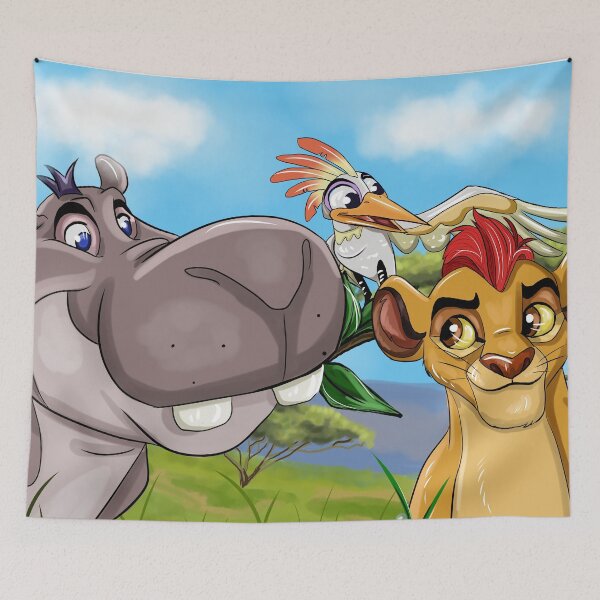 Aperçu de l'œuvre Garde de dessin animé de lion créée et vendue par TheAlexaWayne.