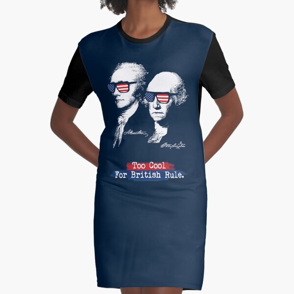 Item preview, Too cool for british rule. Alexander Hamilton, George Washington designed and sold by STYLESYNDIKAT.