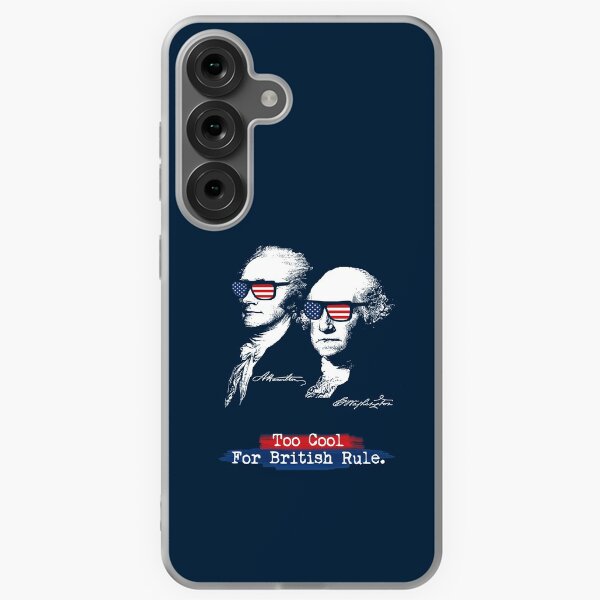Item preview, Too cool for british rule. Alexander Hamilton, George Washington designed and sold by STYLESYNDIKAT.