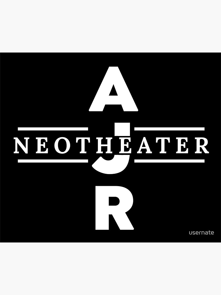 Ajr Neotheater Logo Sticker For Sale By Usernate Redbubble