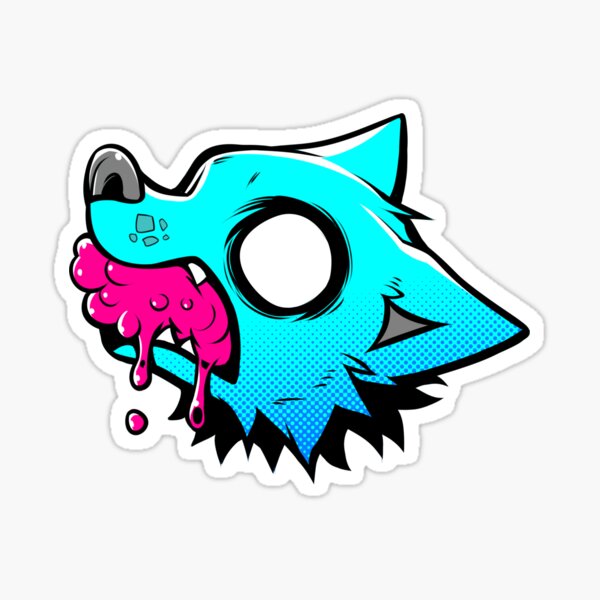 FRAWTH DAWG BLEU Sticker