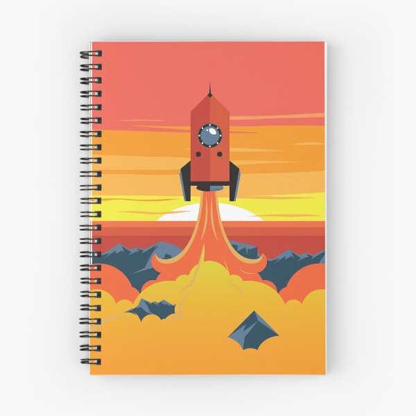 Item preview, A Sleeper `s Dream A Rocket Ship Taking Off Art Deco Geometric Retro designed and sold by 108dragons.