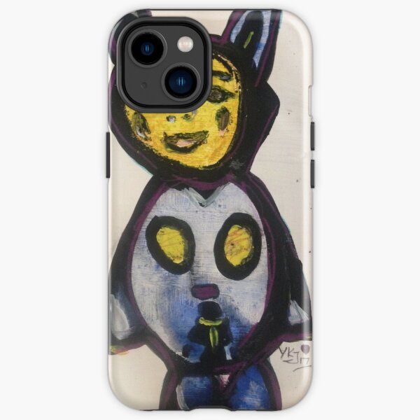 Blue Bear Boy iPhone Tough Case