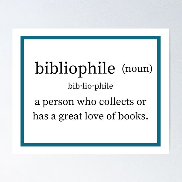 Item preview, bibliophile definition designed and sold by erinaceous.