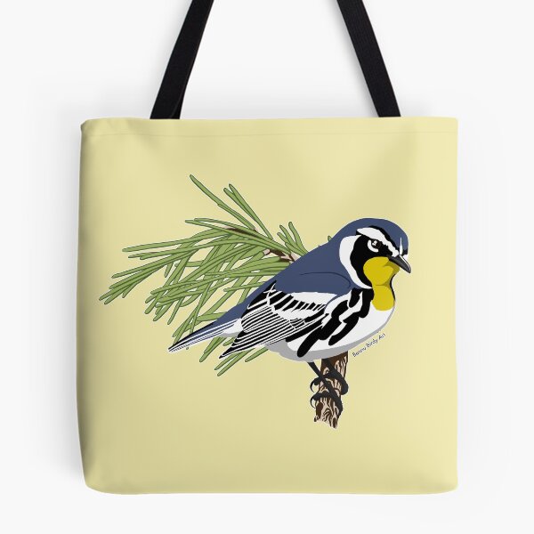 Item preview, Yellow-Throated Warbler designed and sold by BennuBirdy.