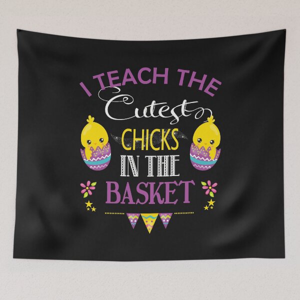 Item preview, Easter Teacher Design-Funny Cutest Chicks In The Basket designed and sold by Sapphire Star.