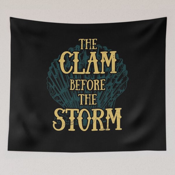Item preview, The Clam Before The Storm designed and sold by BlueRockDesigns.