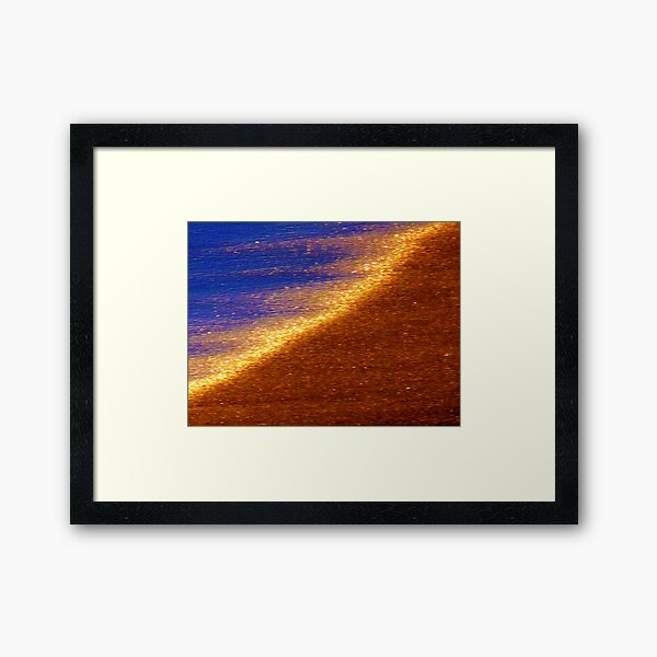 Sand of Gold Framed Art Print