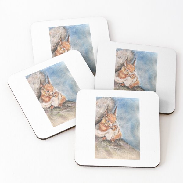 Item preview, Squirrel Eating a Nut in a Tree designed and sold by samantharedfern.