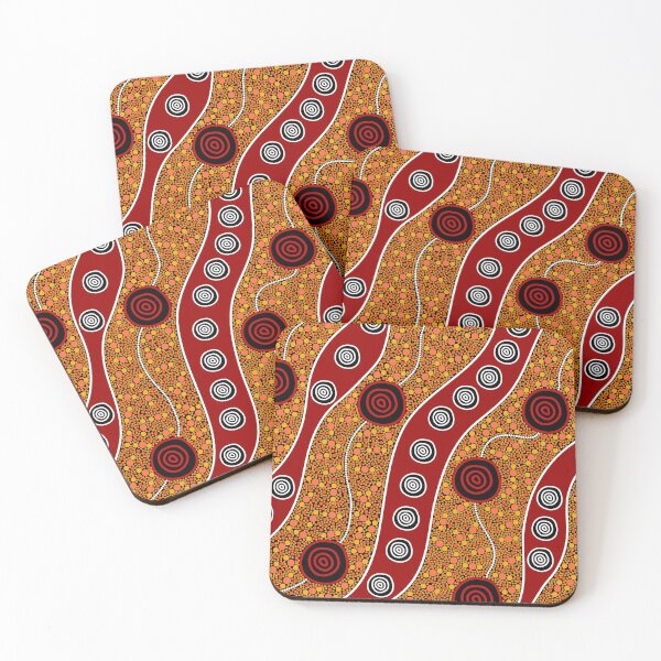 Item preview, Authentic Aboriginal Art - Untitled designed and sold by HogarthArts.