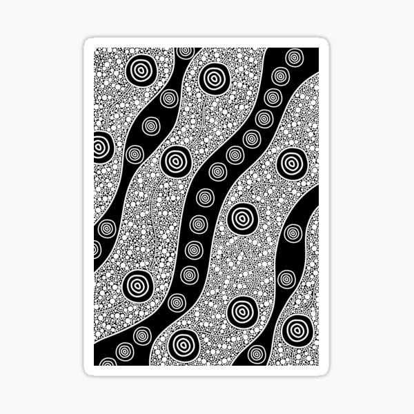 Authentic Aboriginal Art - Untitled Sticker