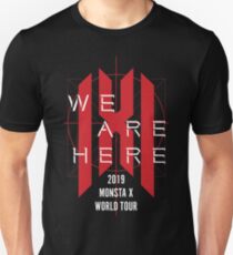 Monsta X - Wir sind hier World Tour Concert T-Shirt Slim Fit T-Shirt