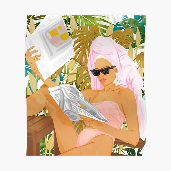 Vacay News #illustration #painting Poster