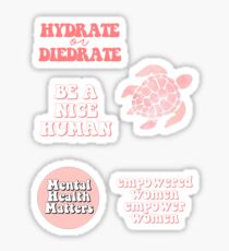 Package of Pink Stickers Sticker