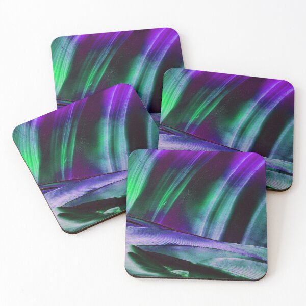 Aperçu de l'œuvre Aurora Borealis Northern Light Encaustic Art par patjila créée et vendue par patjila.