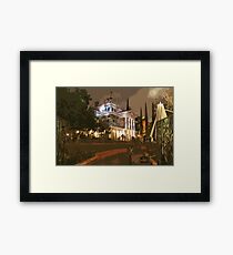 Where The Crypt Doors Creak Framed Print