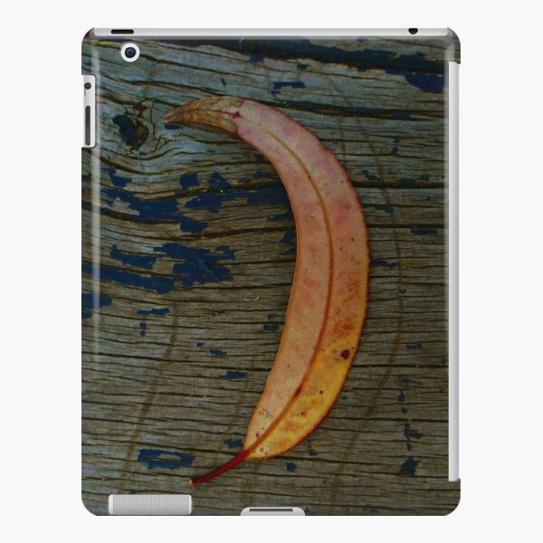 Orange Leaf on Wood Plank iPad Snap Case
