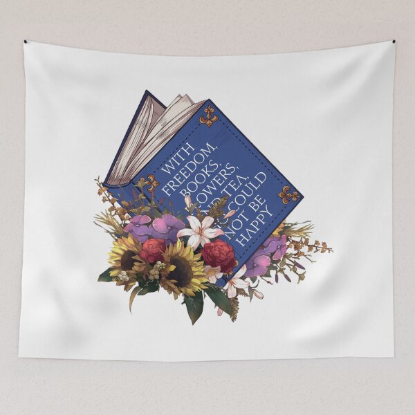 Item preview, books and flowers - oscar wilde designed and sold by FandomsShirtsPH Inc.