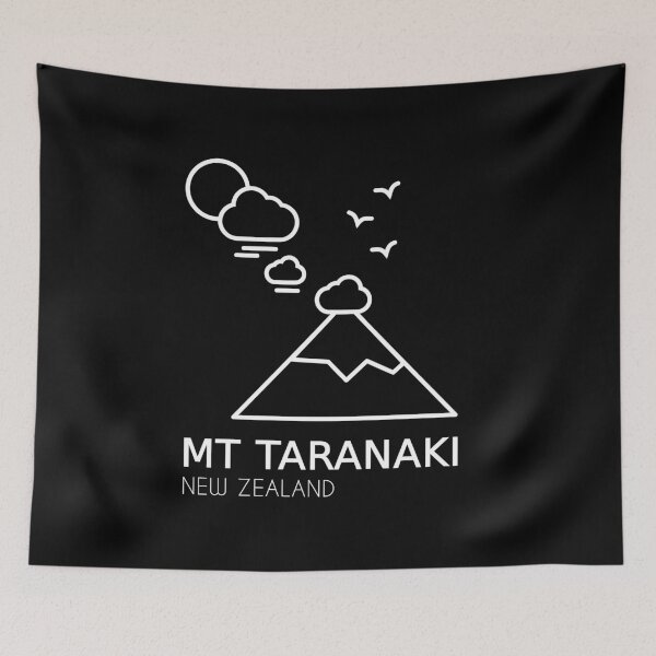 Item preview, Mount Taranaki New Zealand White designed and sold by kiwishirts.