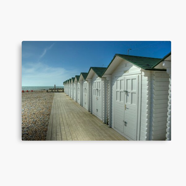 Eastbourne Beach Huts Canvas Print