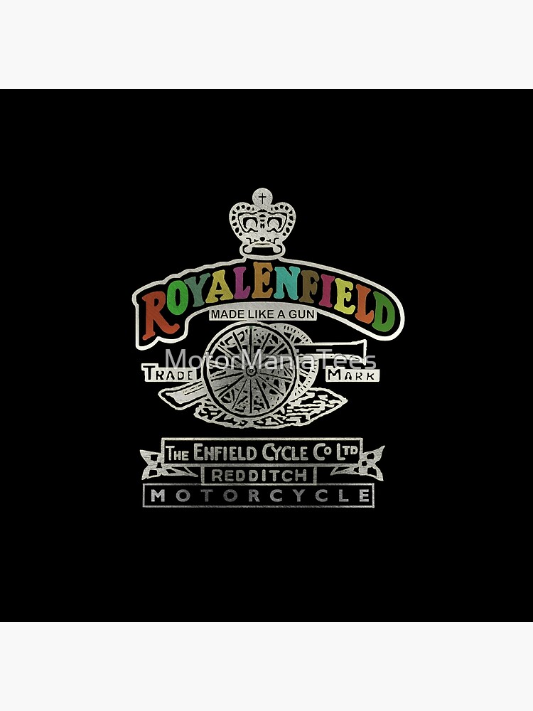 Classic Royal Enfield Emblem Motorcycle Design Reworked By