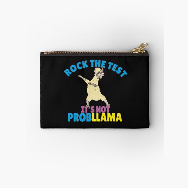 Item preview, Rock The Test Day It's Not Probllama Dabbing Llama Funny Inspirational Teacher Quote  designed and sold by alenaz.