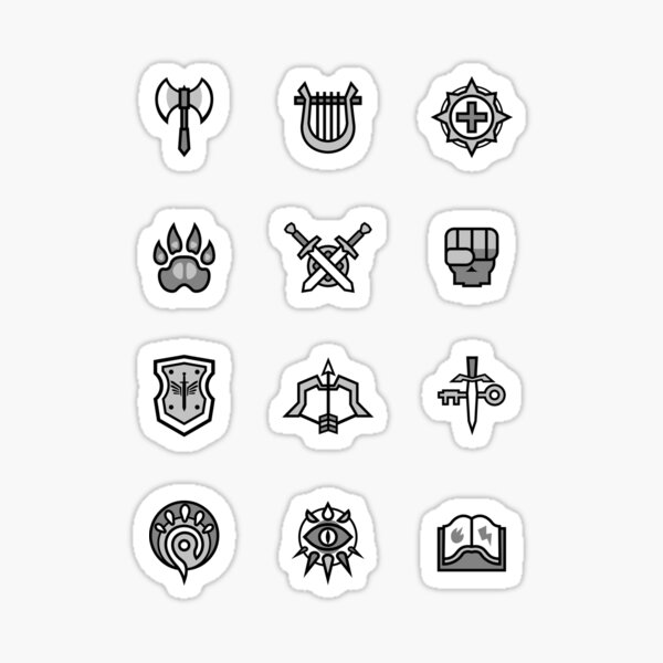 JoCat - A Crap Guide to DnD Sticker Sheet Borderless Sticker