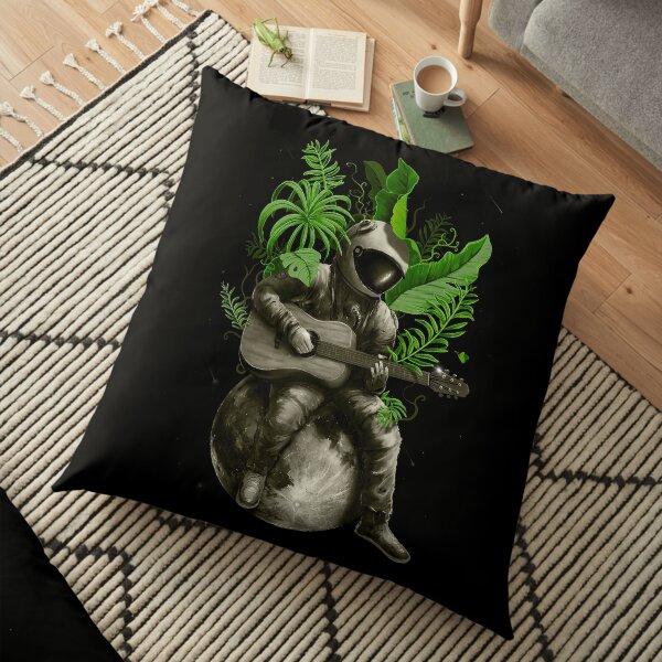 Astropical Strum Floor Pillow