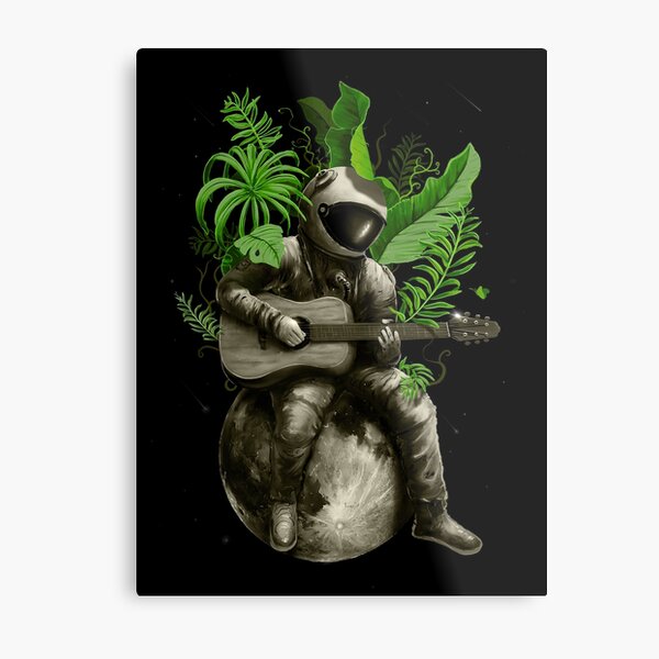 Astropical Strum Metal Print