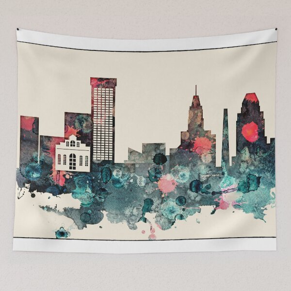Item preview, Baltimore City Skyline  designed and sold by DimDom.